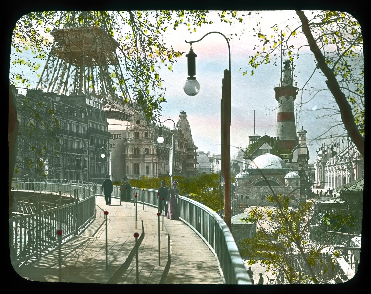 パリ万博：動く歩道、1900（ランタンスライド）
